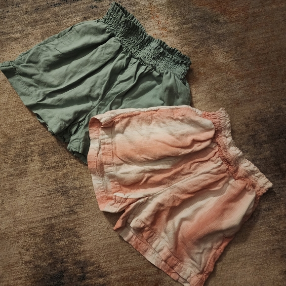 wonder nation Other - Wonder Nation Linen Smocked Waist Shorts - Bundle of 2 Pair